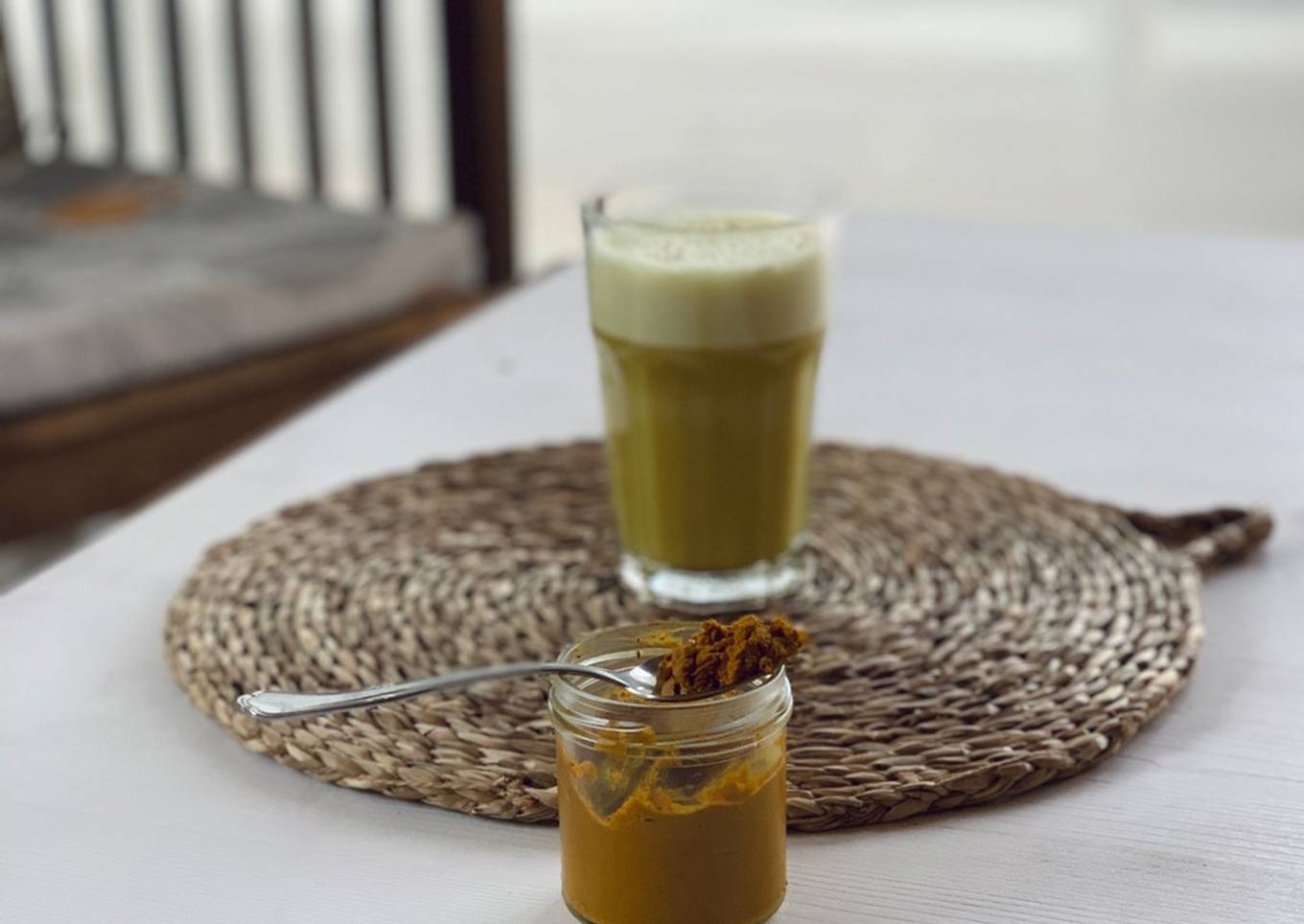 Pasta de cúrcuma para leche dorada