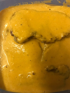 Una foto de Lomo con salsa de pimientos