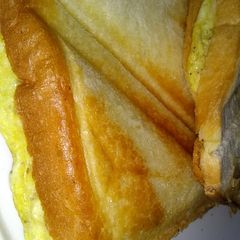 Egg cheese sandwich 😋 A picture of Egg cheese sandwich 😋.