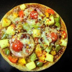 A picture of Multigrain pizza.