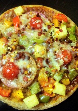 A picture of Multigrain pizza.