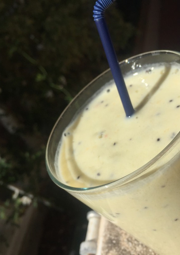 Una foto de Smoothie de verano total!! ☀️🥝🍌