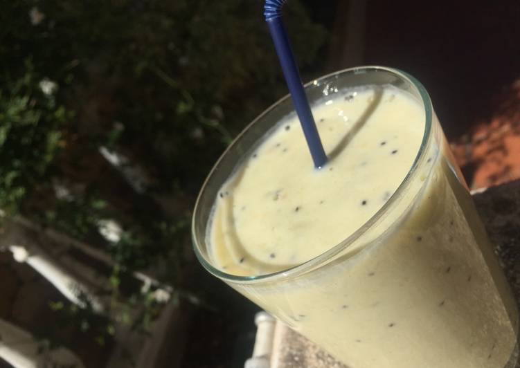 Smoothie de verano total!! ☀️🥝🍌