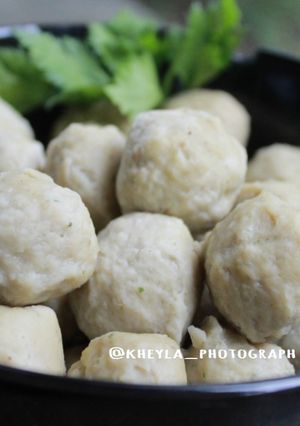 Foto resep Bakso ayam kenyal simple tanpa Bp / penyedap