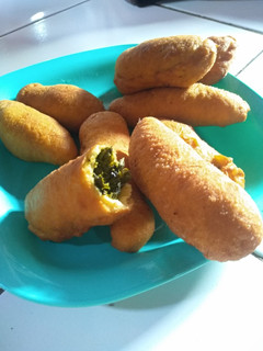 Foto resep Roti Goreng Daun Singkong