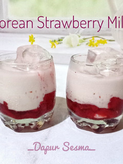 Foto resep Korean Strawberry Milk