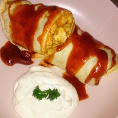 A picture of Chicken Cheese Burrito.