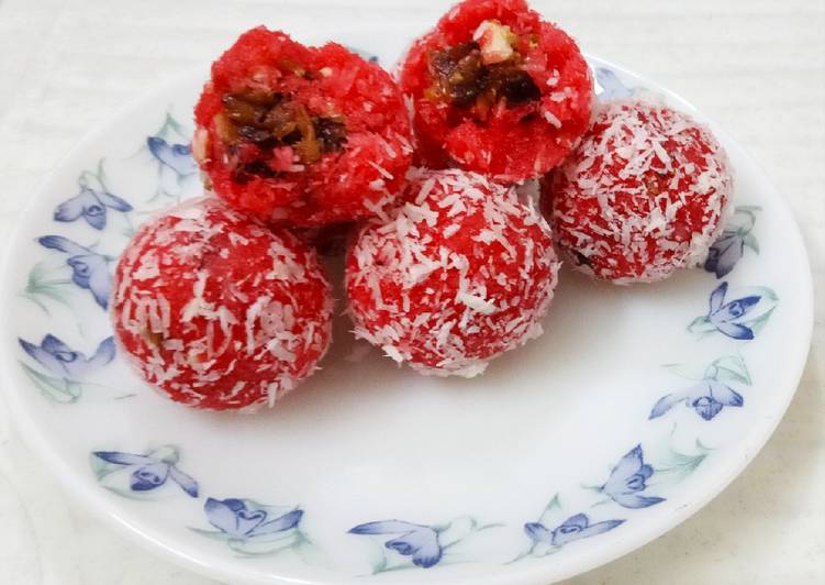 Coconut Rose Laddoo