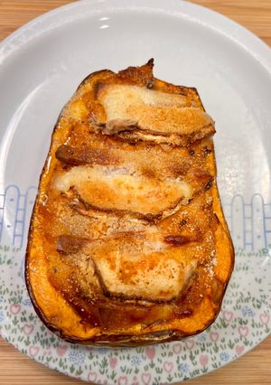 Une photo de Butternut farcie