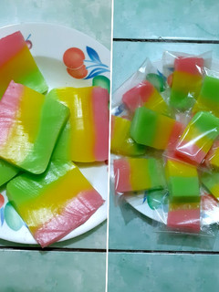 Foto resep Hunkwee | Es gabus | Es kue | Es pelangi