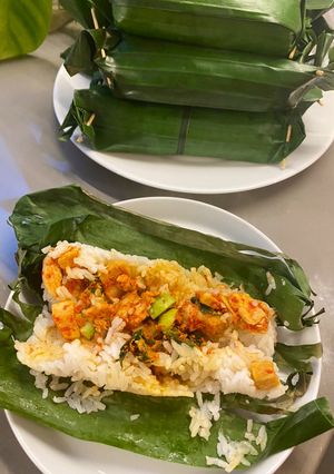 Foto resep Nasi Bakar Ayam kemangi
