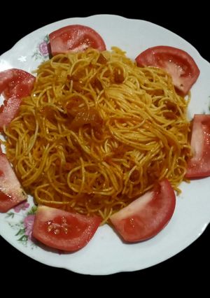 عکسی از دستور اسپاگتی سس گوجه کلاسیک