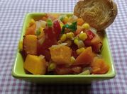 Una foto de comida saludable anco