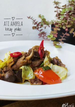 Foto resep Ati Ampela kecap pedas