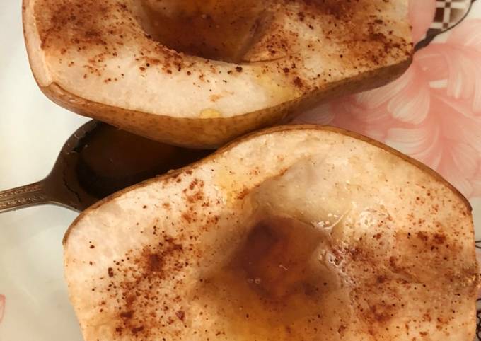 ПП перекус груша запечённая с корицей