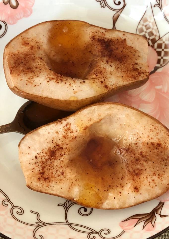 ПП перекус груша запечённая с корицей