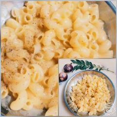 A picture of Cheesy macaroni.