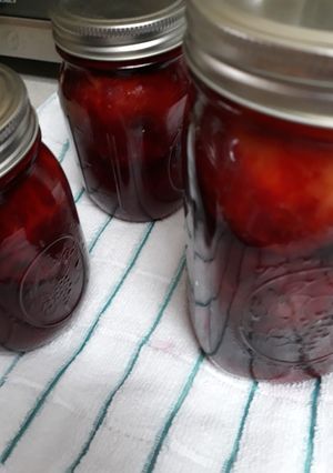 A picture of Preserved Plums.