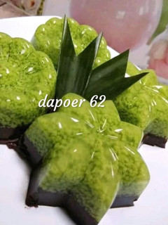 Foto resep Puding lumut lapis coklat