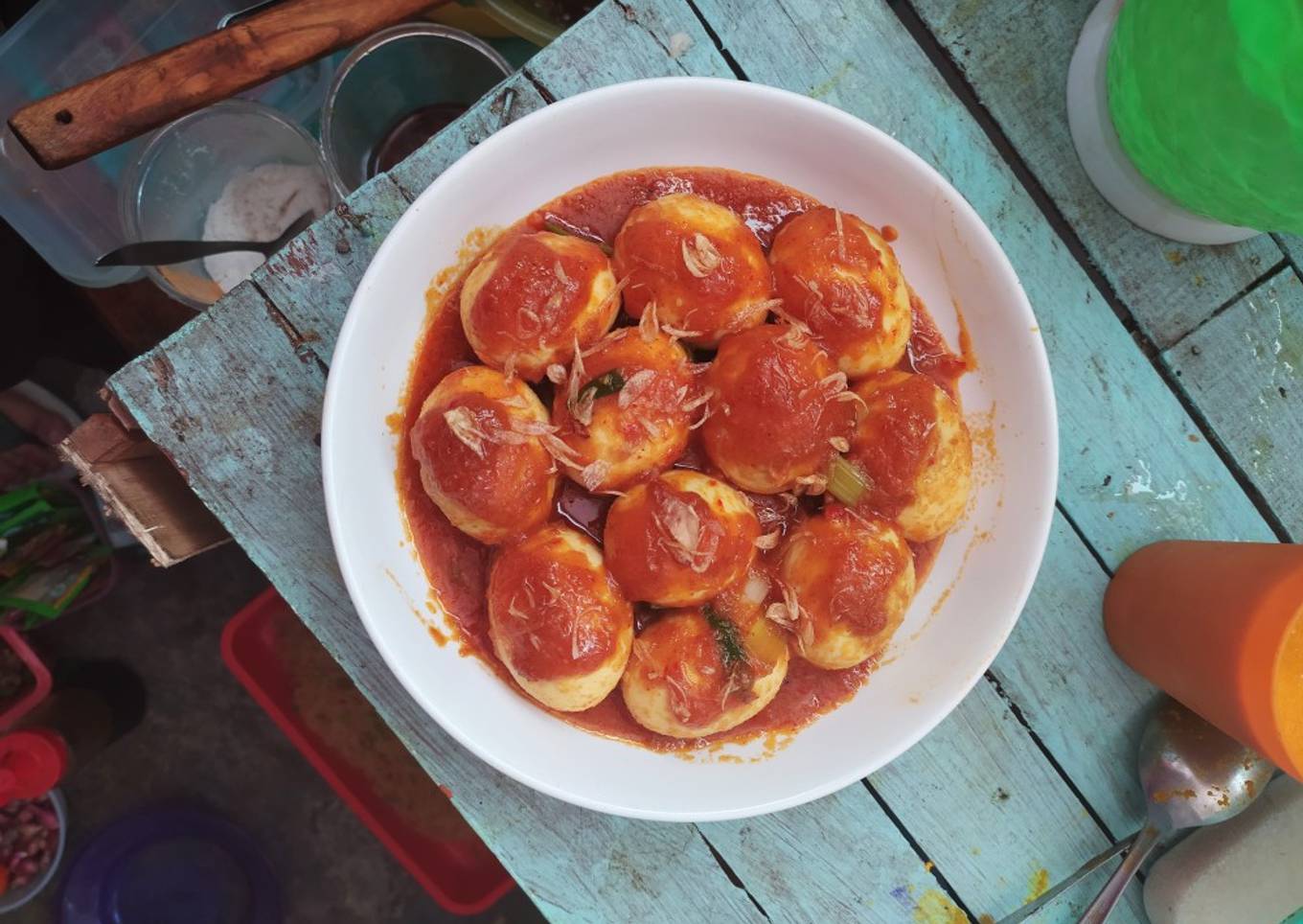 Telur Ayam Balado Mudah dan Enak