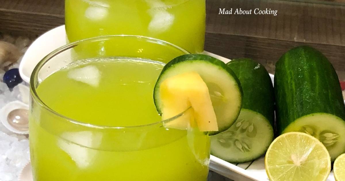 Cucumber Pineapple Lemonade Summer Cooler Recipe By Madaboutcooking Cookpad