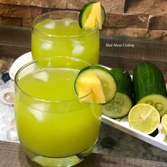 Cucumber Pineapple Lemonade – Summer Cooler A picture of Cucumber Pineapple Lemonade – Summer Cooler.