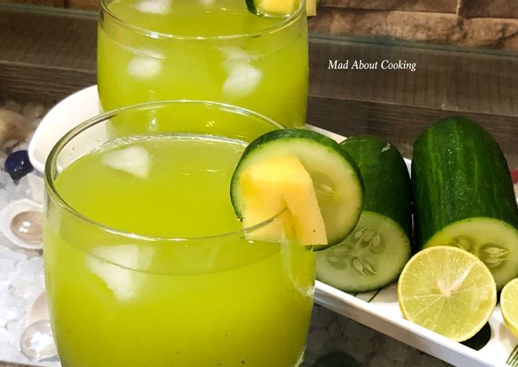 Step-by-Step Guide to Make Any-night-of-the-week Cucumber Pineapple Lemonade – Summer Cooler