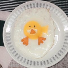 A picture of Easter Half Fry Egg.
