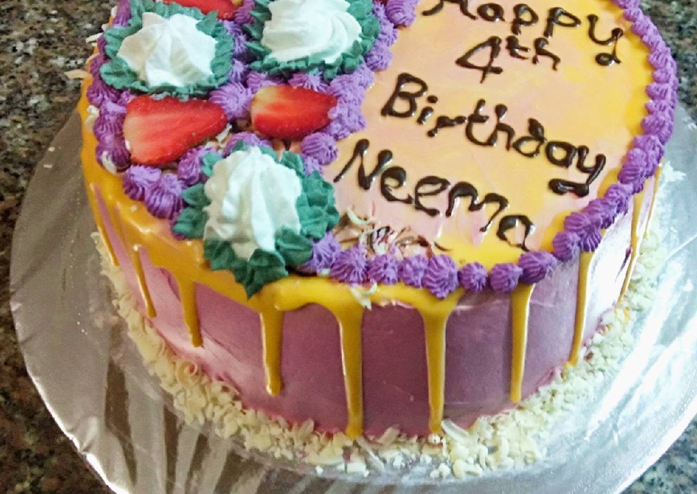 White forest cake