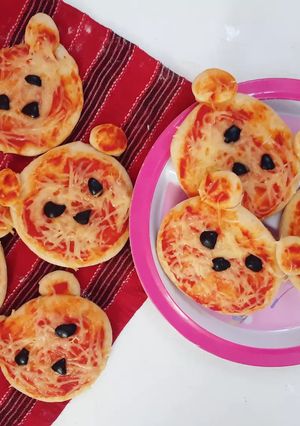 صورة لوصفة بيتزا للأطفال 🍕
