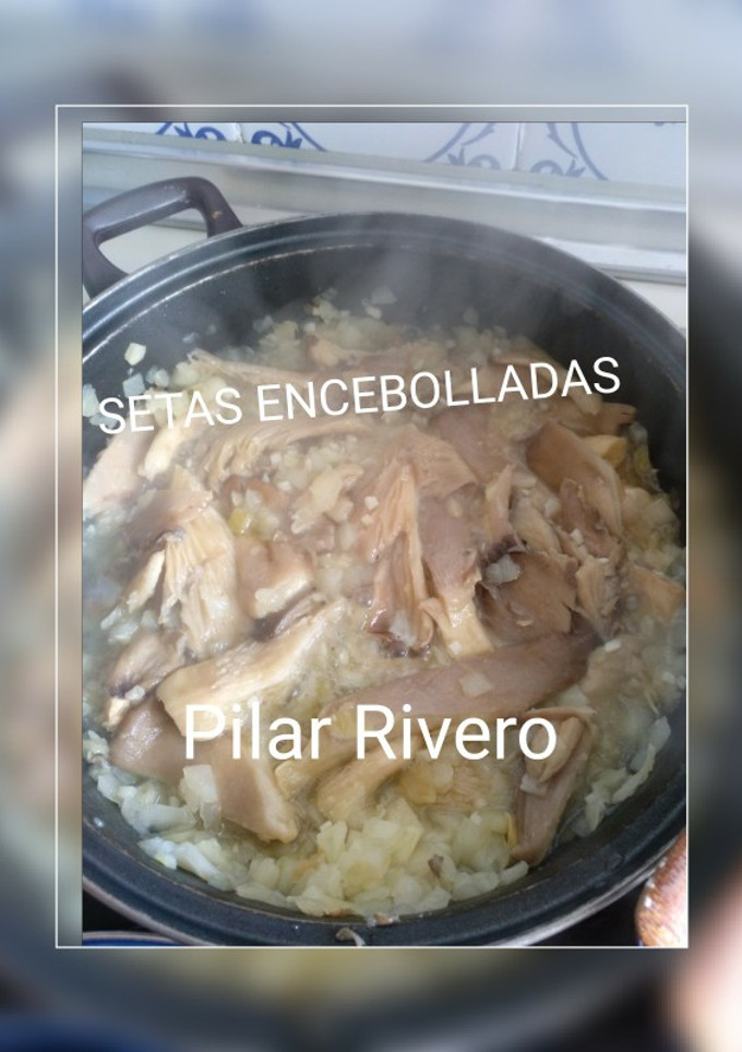 Una foto de Setas encebolladas