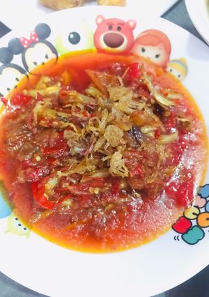 Foto resep Sambel teri basah