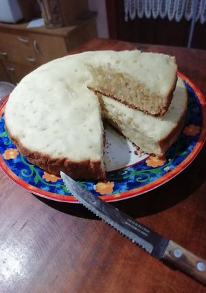 Una foto de Torta de pan a la crema
