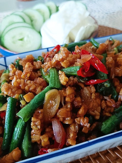 Foto resep Tempe Cah Kacang Panjang
