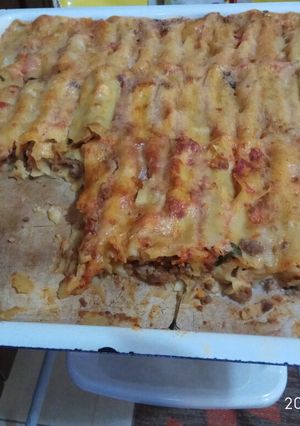 Φωτογραφία της συνταγής Κανελόνια στο φούρνο