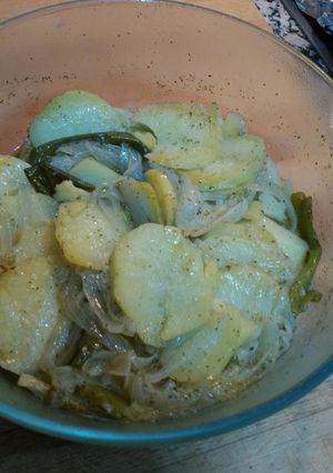 Una foto de Patatas al microondas