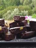 Brownies con uva e noci (versione leggera)