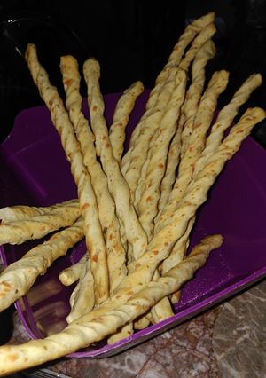 Una foto de Grisines de pizza
