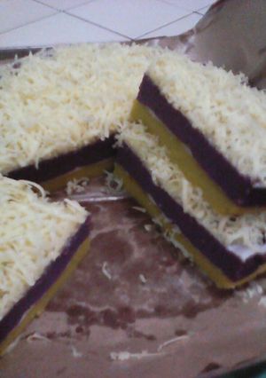 Foto resep Lapis talas kukus