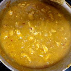 A picture of My Favourite Curried Chicken with lots of Curry Sauce.🥰.