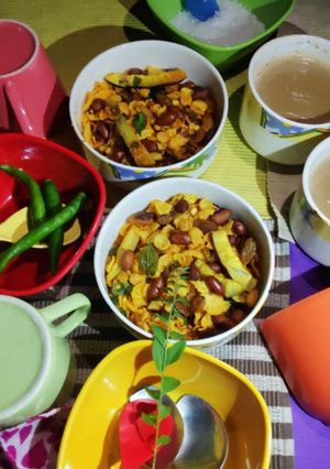 ক্রাঞ্চি কর্ণ ফ্লেক্স মিক্সচার(crunchy cornflakes mixture recipe in Bengali) রেসিপির প্রধান ছবি