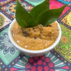 A picture of Mullangi Chutney# Radish Chutney# Mooli Chutney.