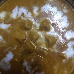 A picture of Gatte ki sabji.