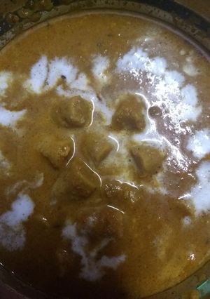 A picture of Gatte ki sabji.