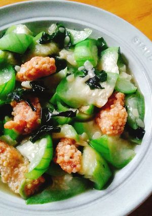 海味土魠魚絲瓜 的食譜成品照片