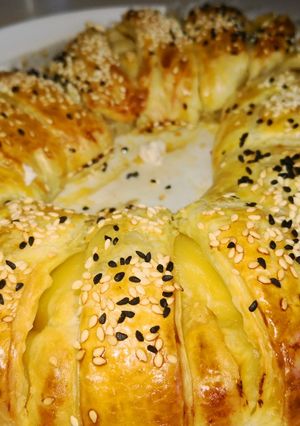 Φωτογραφία της συνταγής Τυροκούλουρο γιγάντιο