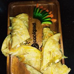 A picture of Chicken Malai Boti Roll Paratha.