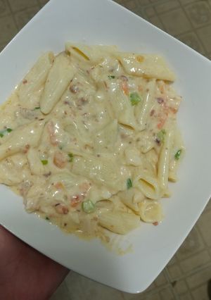 Una foto de Pasta penne en salsa home made