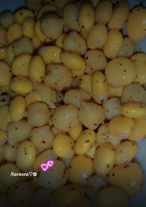 صورة لوصفة ترمس وحمص العيد 🥰⭐
