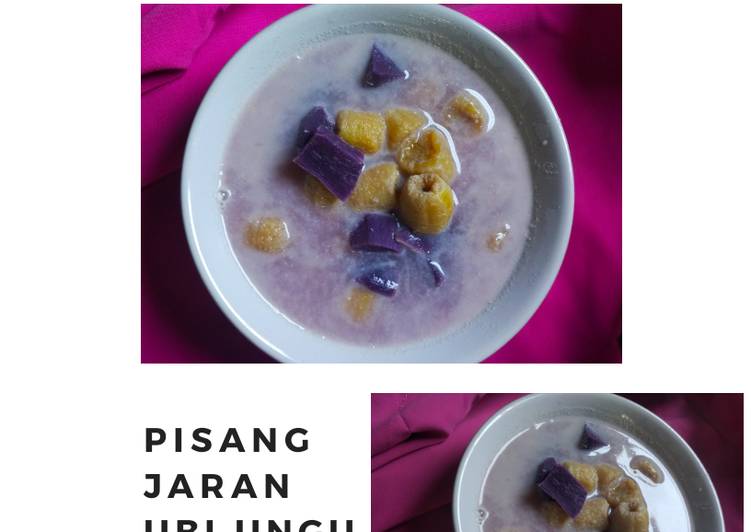 Kolak pisang jaran ubi ungu